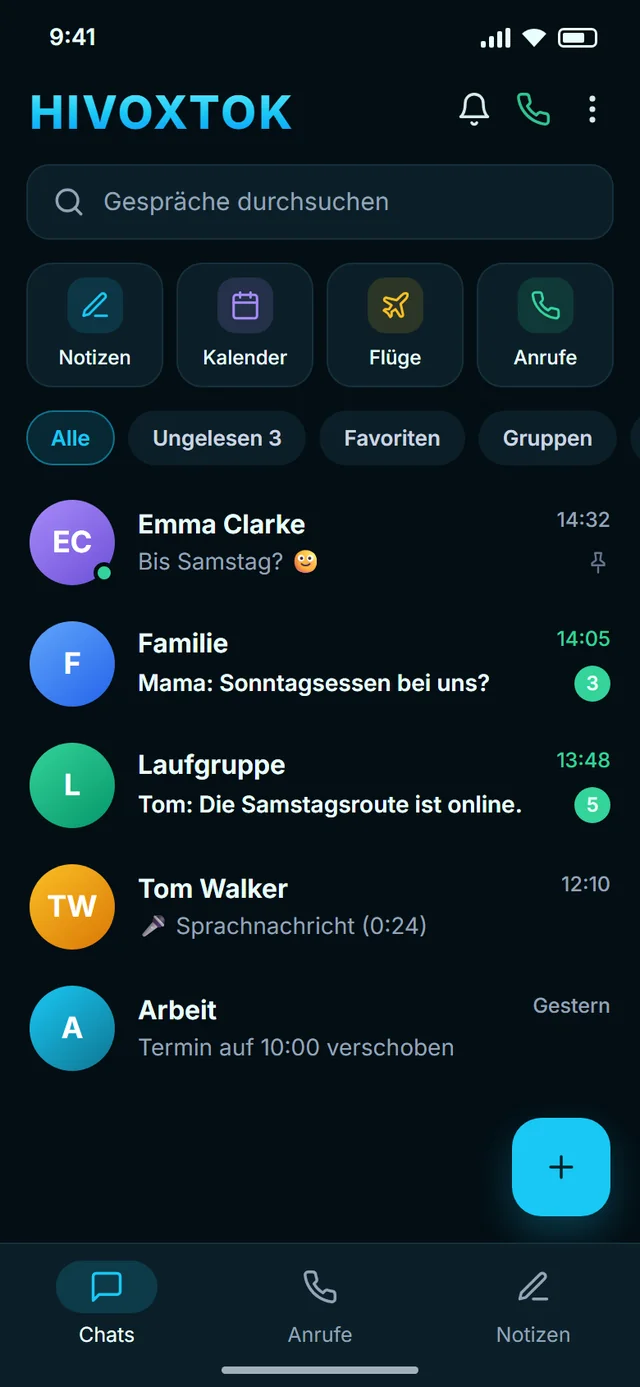 Alle Ihre Chats an einem Ort